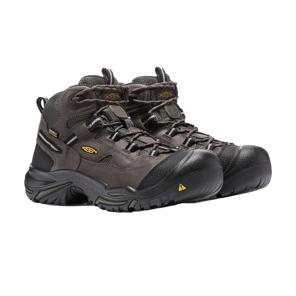 Keen Men's Braddock Waterproof Mid 4-1/2 Inch Work Boots with Steel Toe from GME Supply